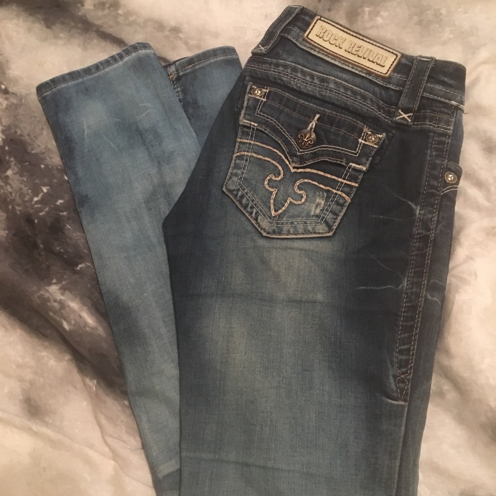 Rock revival skinny jeans